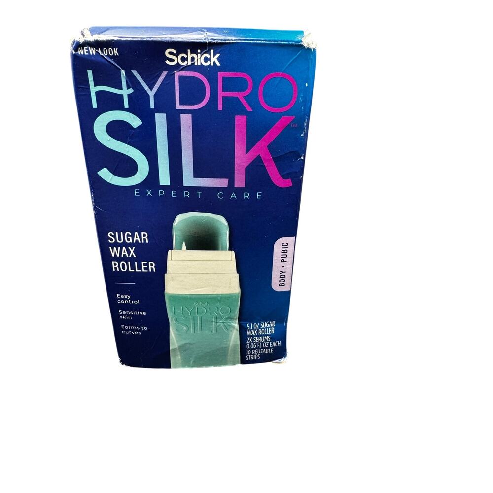 NWT Hydro Silk Sugar Wax Roller, 2 Serums, & 10 Reusable Strips - Picture 1 of 7